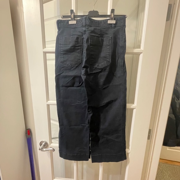 GAP High Rise Wide Leg Crop in Black - Picture 4 of 5